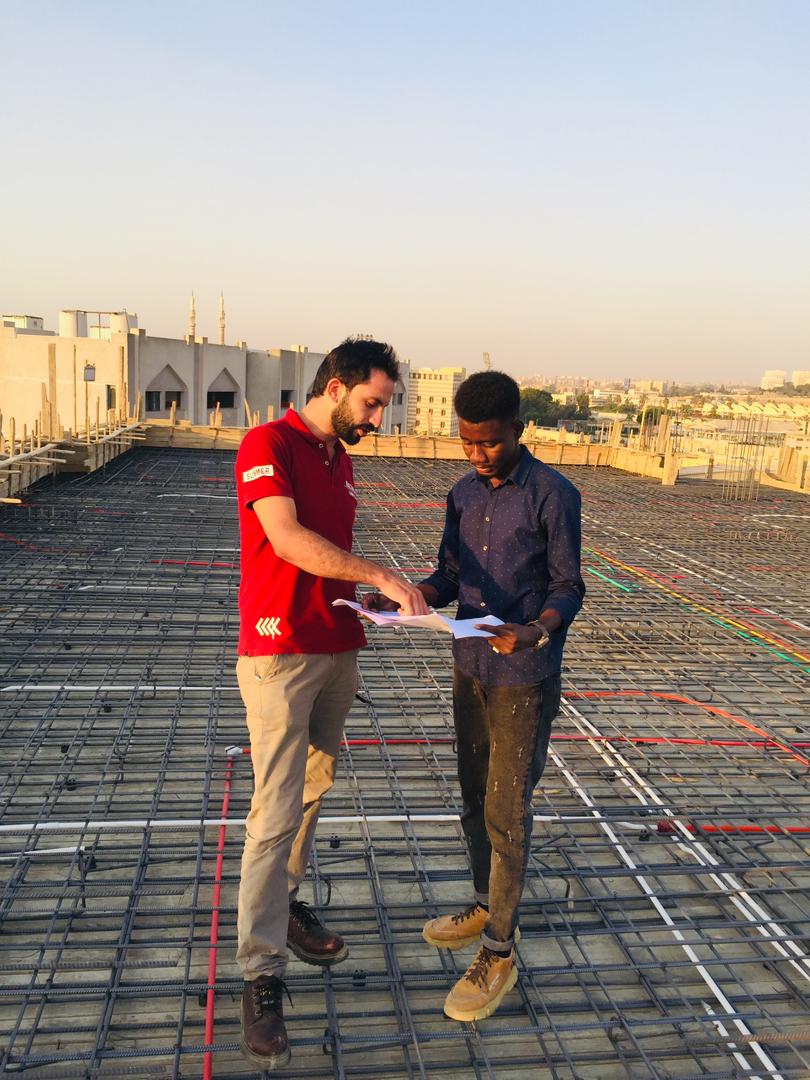 Eng. Anas on site — view 1